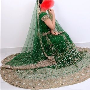 Indian Green Gown / Henna party gown